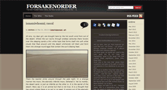 Desktop Screenshot of forsakenorder.com