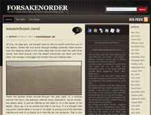 Tablet Screenshot of forsakenorder.com